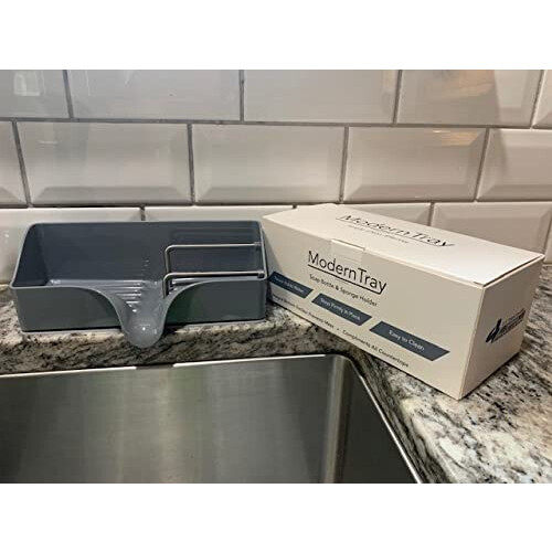 Modern Tray Soap & Sponge Holder (1) 1