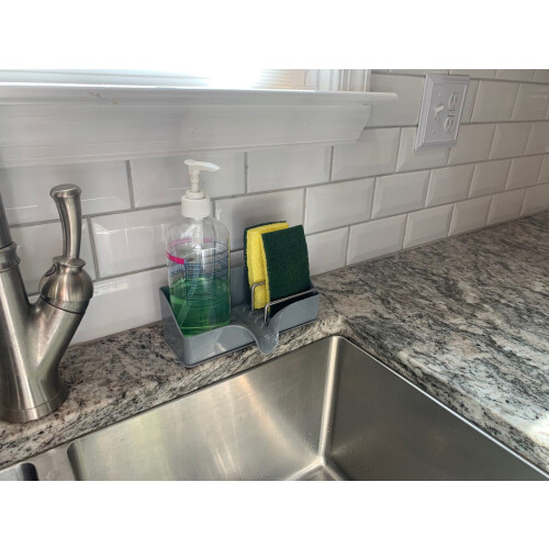 Modern Tray Soap & Sponge Holder (1) 2