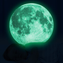Glow in The Dark Moon Wall Decal Glow in The Dark Stickers for Kids Bedroom Glow in The Dark Moon Stickers for Ceiling Glow in The Dark Poster 11.