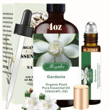 Oli essenziali Gardenia 4.33Fl Oz 130ml Set di oli essenziali per diffusori di aromi umidificatori fragranze yoga creazione di candele sapone fai