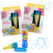 Oom Bubble Confetti Bubbler 2 sets - Kiddo bellenblaas | Maak duizenden kleine bubbels in ?n adem met de beste bubbeloplossing ter wereld