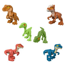 Fisher-Price Imaginext Jursk svet Hracky dinosauru Hatchlings 6dln sada figurek pro predstran hry Predkoln deti od 3 let