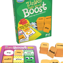 Think Fun Zingo! Sight Words Boost - Engaging Brain Game | Expansive Vocabulary Builder | Stimulates Memory & Concentration | for Kids Aged 4 and Up |