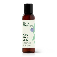 Plant Therapy Aloe Vera Jelly 4 oz All Natural Unscented Base For All Skin Types Soothe Dry Irritated Skin Essential Oil Dilution