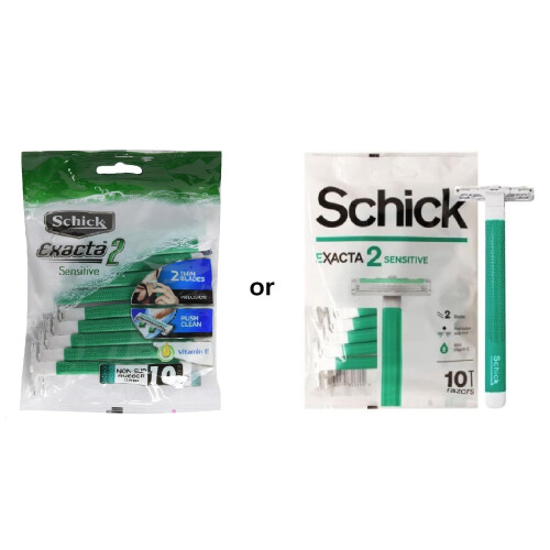 Schick Exacta2 Sensitive eldobhat borotva 30p (10 darab x 3 csomag) 1