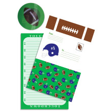 iscream Pakket van 8 opvouwbare notitiekaarten, klaar om te verzenden - Touchdown!