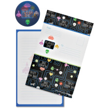 iscream 8er-Pack umklappbare, versandfertige Notizkarten     Retro Gamer