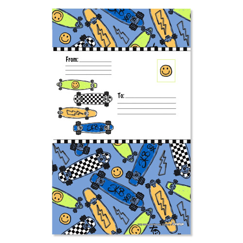 Pack Iscream de 8 pli   s pr   ts     envoyer des cartes de notes - sk8-board 1