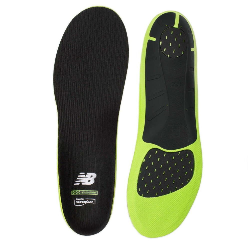 New Balance Sport Active Cushion Shoe Inserts Cushioning Orthotic Inserts with Arch Support - 2.5-5 Men / 4.5-6 Women