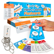 Ms de 500 tarjetas flash espaolas para adultos y nios: 270 espaol de conjugacin sustantivos adjetivos y frase para principiantes a tarjetas de v
