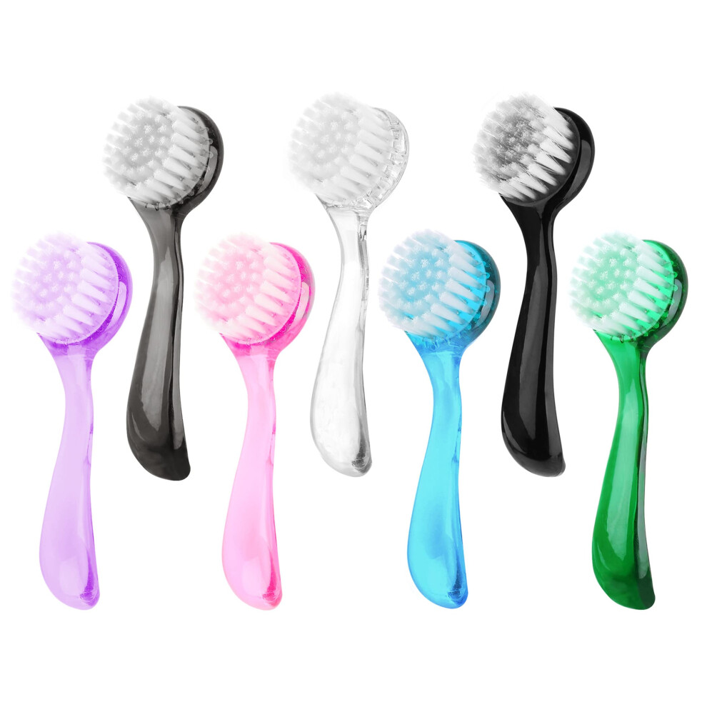 Beomeen Spazzola Per La Pulizia Del Viso, Spazzola Esfoliante Per Il Viso, Spazzola Esfoliante Per Il Trucco E La Rimozione Della Pelle, Confezione Da 7 (Multicolore)-image