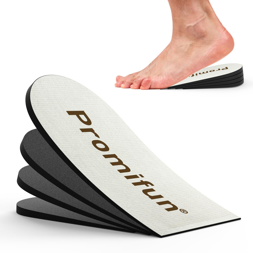 SULPO Hoogte verhoging inlegzolen voor mannen en vrouwen - onzichtbare hiellift inserts - lederen hielpads voor extra hoogte - schokabsorberende hiel wig - lijm - L/7 UK M - 9 UK M/10 SULPO Hoogte verhoging inlegzolen voor mannen en vrouwen - onzichtbare hiellift inserts - lederen hielpads voor extra hoogte - schokabsorberende hiel wig - lijm - L/7 UK M - 9 UK M/10