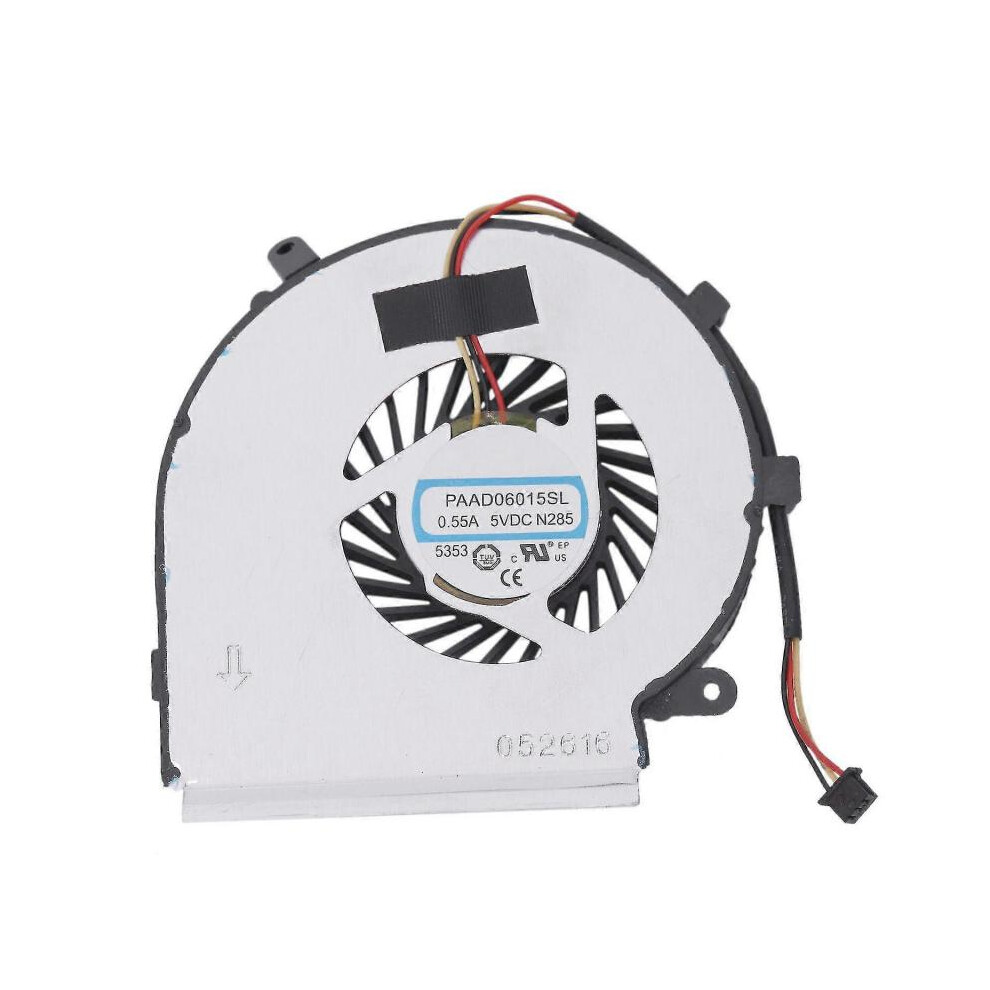 Cpu Cooling Fan for Msi Ge62 Gl62 Ge72 Gl72 Series 3pin 0.55a 5vdc