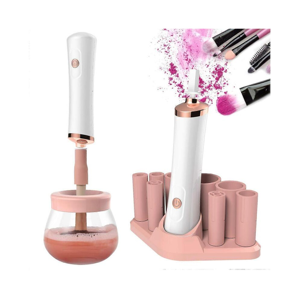 Makeup Brush Cleaner and Dryer Machine, Electric Cosmetic Automatic Brush Spinner