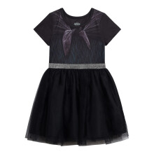 wicked Universal Studios Elphaba Little Girls Cosplay Tulle Dress Green/Black 6