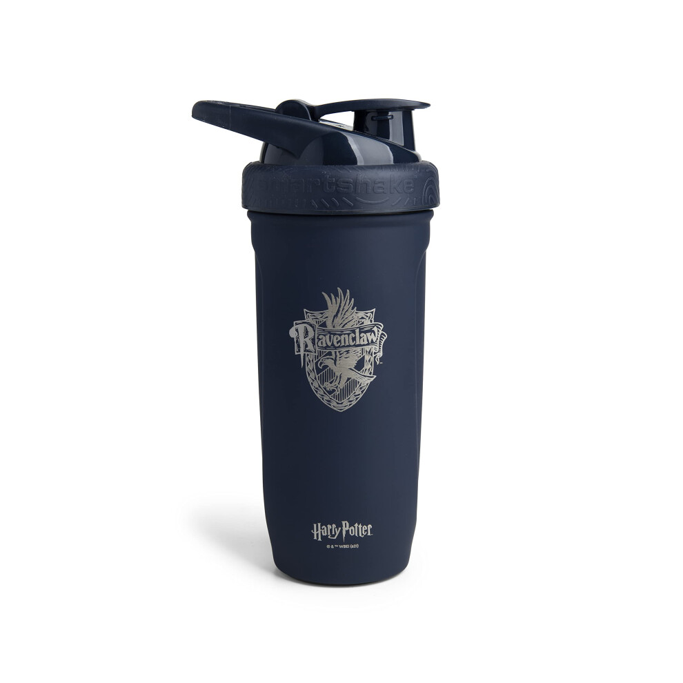 Smartshake Smart Shake Reforce Stainless Steel Harry Potter Ravenclaw Shaker Bottle (900 Ml /30Oz) | Light Weight Resistance Sports Shaker Bottle With A Soft Lid