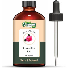 Biologische Zing Camellia (Camellia Japonica) Olie | Pure & Natuurlijke Basisolie voor Huidverzorging, Haarverzorging & Massage - 118 ml/3,99 fl