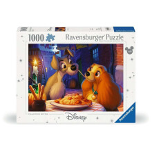 Ravensburger Disney Lady and The Tramp 1000 Piece Jigsaw Puzzle for Adults - 12000003 - Handcrafted Tooling Made in Germany Every Piece Fits To