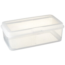 Sterilite Large FlipTop Stackable Small Storage Bin with Hinging Lid Plastic Container to Organize Desk at Home Classroom Office Clear 24-Pack