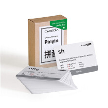 Tarjetas de aprendizaje CARDDIA para chino mandar   n y pinyin con audio MP3: kit de aprendizaje completo para principiantes y entusiastas, durader