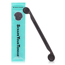 ScrapeYourTongue - #1 dagelijkse tongschraper voor mondgezondheid. 100% recyclebare, herbruikbare en kokhalzende tongreiniger (4 stuks (pak van 1))