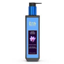 Blue Nectar Kumkumadi Verhelderende gezichtswas met saffraan voor dames en heren | Sulfaatvrije anti-puistjes gezichtsreiniger (10 kruiden 6,76 Fl Oz