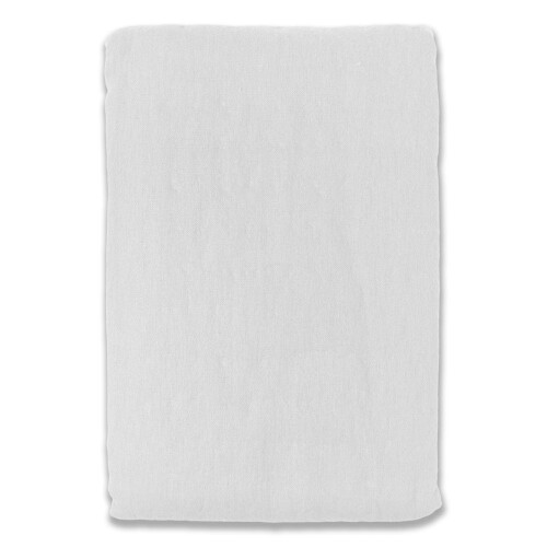 Lenol de mesa de massagem plana de flanela de linho corporal - Branco - 61 x 100 polegadas - 100% algodo 2
