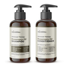 Aquableu Advanced Therapy Anti-Verdunnende Rozemarijnolie Shampoo & Conditioner Set - Doordrenkt met 14 volledig natuurlijke ingredi?ten voor volumes