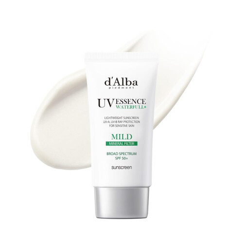 d'Alba, Υδρογέλη UV Essence Waterfull+ Σολάρις, Μεταλλικό Φίλτρο, Χαμηλή, SPF 50, 1.69 fl oz (50 ml)