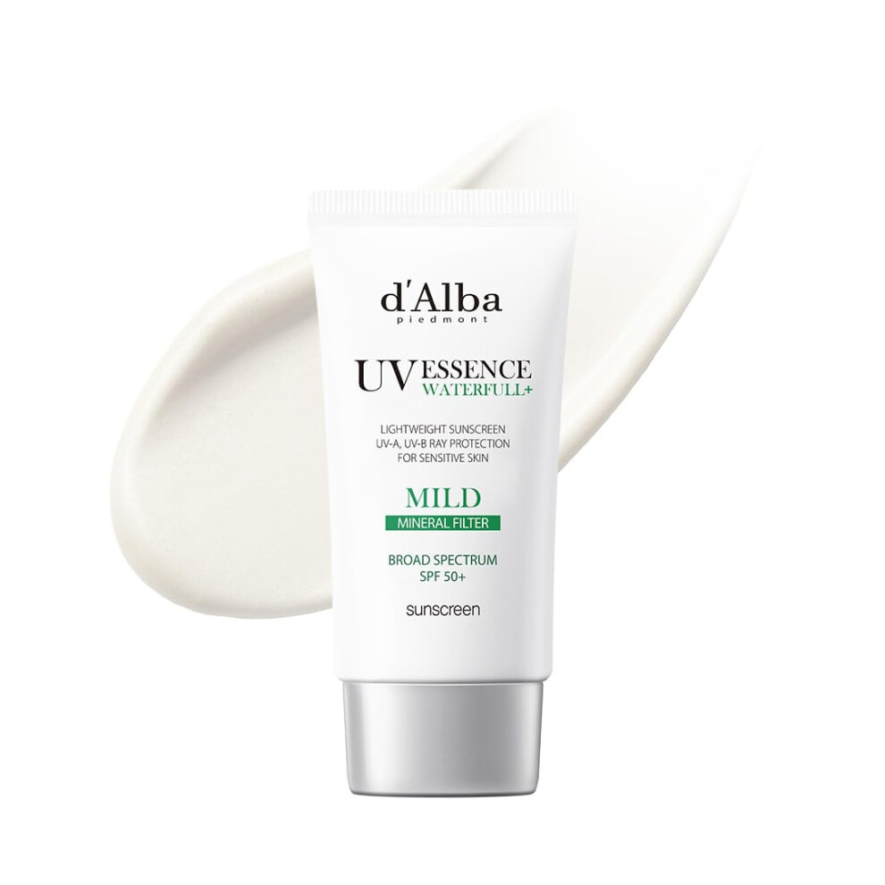 D'alba Piemont White D'alba Piedmont Italian Truffle Waterfull Mild Sunscreen Vegan Mineral Sunscreen Broad Spectrum Spf 50+ Non-Nano Sunscreen Suitable For Sensi