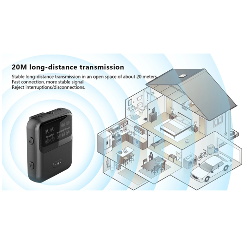 Receptor y transmisor de audio Bluetooth 5.4 Adaptador de audio Auracast LE 2