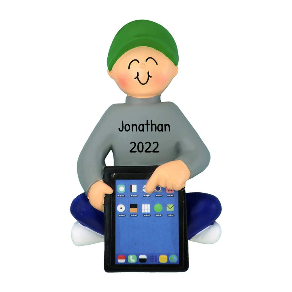 Personalisiertes Tablet-Ornament 2024 Tablet-Ornament Fur Kinder Und Jungen, Android-Tablet-Ornament, Weihnachtsornamente Fur Tablets, Gadget-O-image