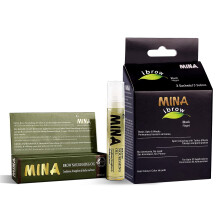 MINA ibrow Henna Professional Tint Kit com leo nutritivo (preto)
