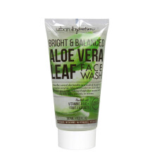 Urban Hydration Bright & Balanced Aloe Vera Leaf Face Wash | Gentle Hydrates Detoxes Fights Acne Anti-Aging Benefits For All Skin Types Leav