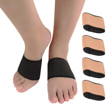 Copper Arch Support Sleeves (4PCS)  Plantar Fasciitis Braces for Foot Care  Foot Compression Sleeve for Heel Spurs  Flat & Fallen Arches and High Arch