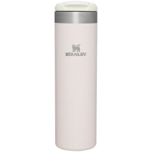 Tumador aislante de vaco de botella de trnsito de stanley aerolight para t de caf y bebidas con acero inoxidable ultra ligero 20oz de cuarzo rosa