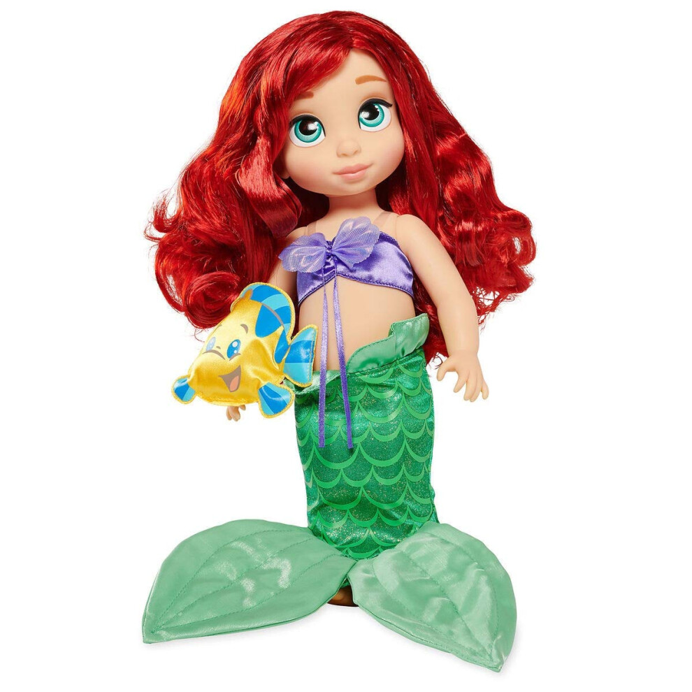 Disney Store Collection Officielle Des Animateurs PoupéE Ariel La Petite SirèNe Figurine En Peluche DéTailléE De 40 Cm Avec Des Traits BrodéS Cad-image