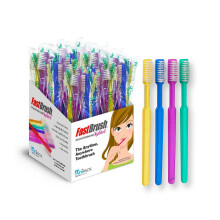 Dukal Fast Brush elore ragasztott eldobhat fogkefk (100 db-os doboz)