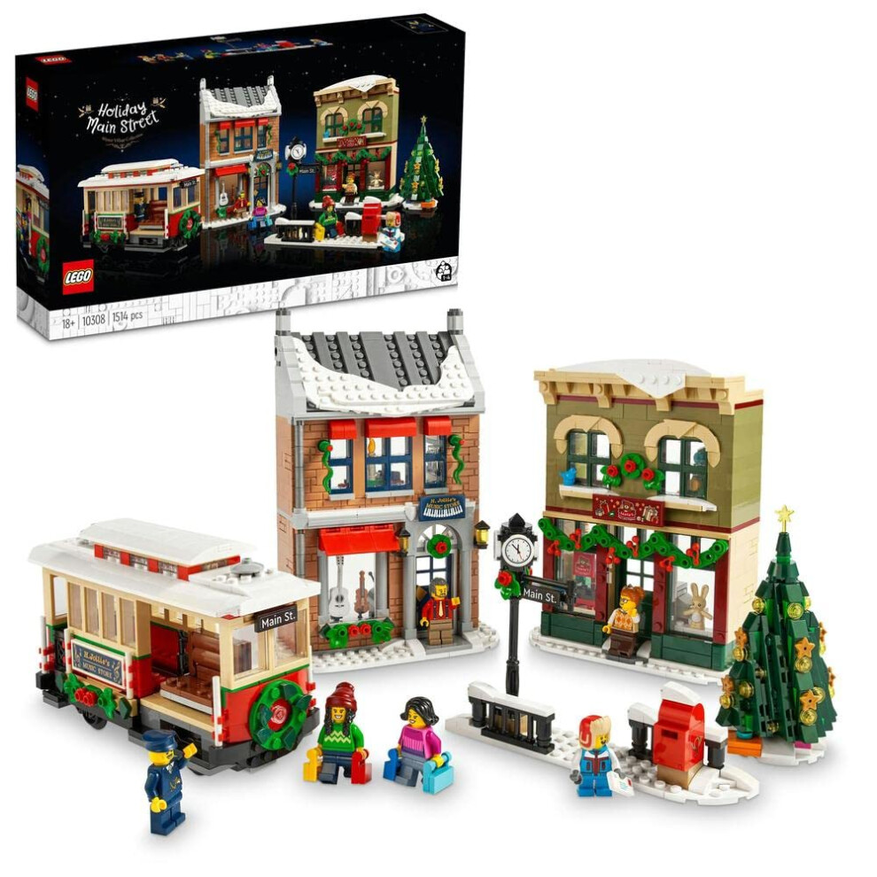 Lego Main Street At Christmas 10308