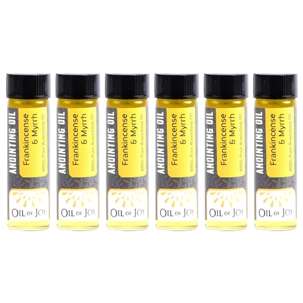 Oil Of Joy Swanson Christian Products Anointing Oil - Frankincense And Myrrh - 1/4 Ounce - Package Of 6