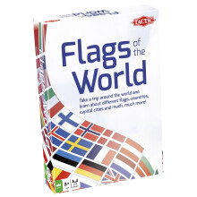 Gioco di carte per famiglie ""Tactic Flags of The World"" - Educativo e divertente - Gioca e impara su bandiere, nazioni e geografia