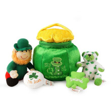 Genius Baby Toys Mj pierwszy 5-czesciowy zestaw na Dzien Swietego Patryka - Dzien Swietego Patryka Zabawki dla niemowlat Irlandzkie prezenty dla nie