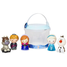 Set de baie oficiala Disney Store (Frozen) - Accesorii pentru baie pentru copii cu personaje iubite Disney - timp de baie colorat ?i distractiv p