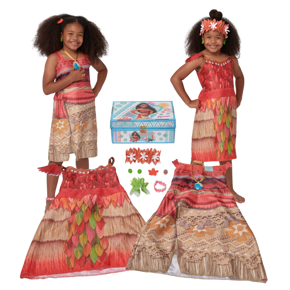 Photos - Fancy Dress Disney Princess Moana Dress Up Trunk - 11 Pieces  221344 [Amazon Exclusive]