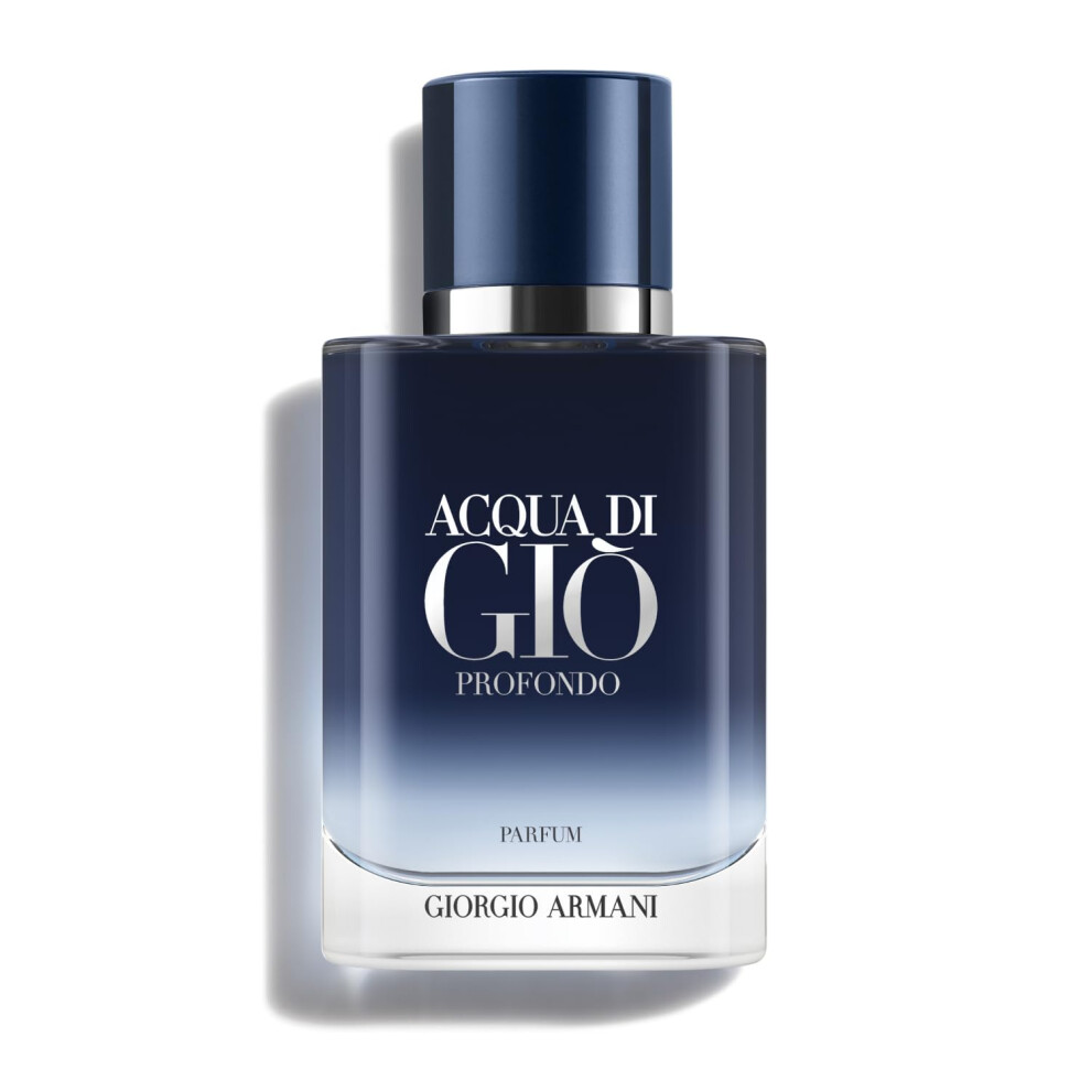 Armani Beauty - Acqua di Gi Profondo - Parfum - Cologne for Men - Fougre Aromatic & Ambery Mens Fragrance - Bergamot  Everlasting essence  Citrus & Pa