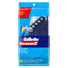 Maquinillas de afeitar desechables Gillette Sensor2 para hombres con banda lubricante activada por agua para ayudar a evitar la irritaci n de la