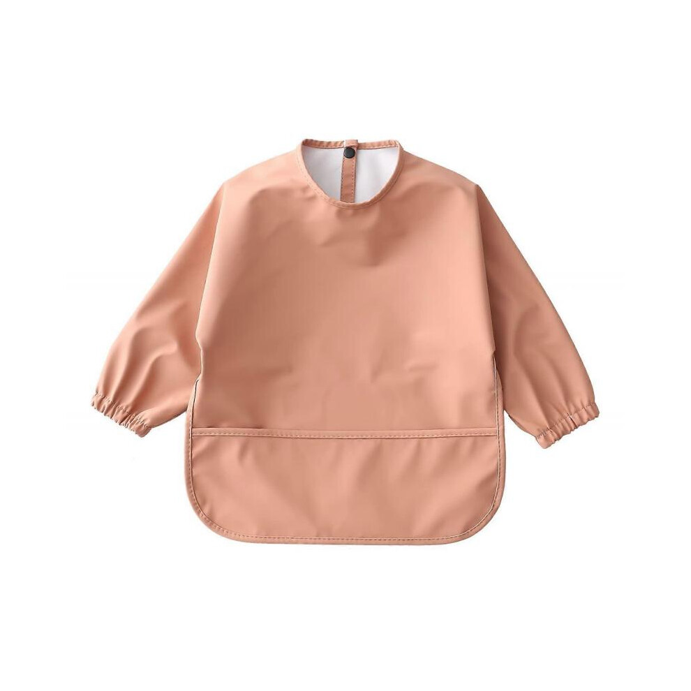 Waterproof Long-Sleeved Bibs For Babies And Children, Easy To Clean And Wash, With Food Catcher Not,Specified