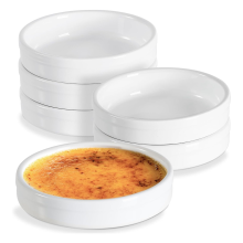 Ramekins da 4 once, Ramekins per Crème Brûlée in ceramica adatti al forno, confezione da 6