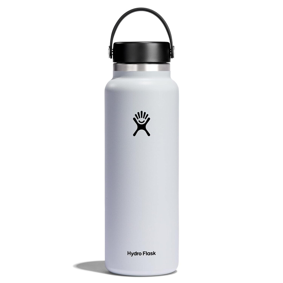 Hydro Flask Wide Flex Cap White 40 Oz