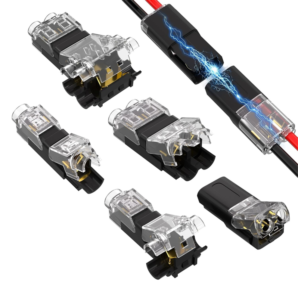 44Pcs Low Voltage Wire Connectors Kit,T Tap And I Tap Wire Connectors 4852091361876